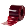 Svařovací závěsy - svářečské lamelové clony - 300x2mm svářečské PVC pásy červené s UV filtrem - překrytí na jeden hák - 33,3% - 5cm - cena na bázi m2 